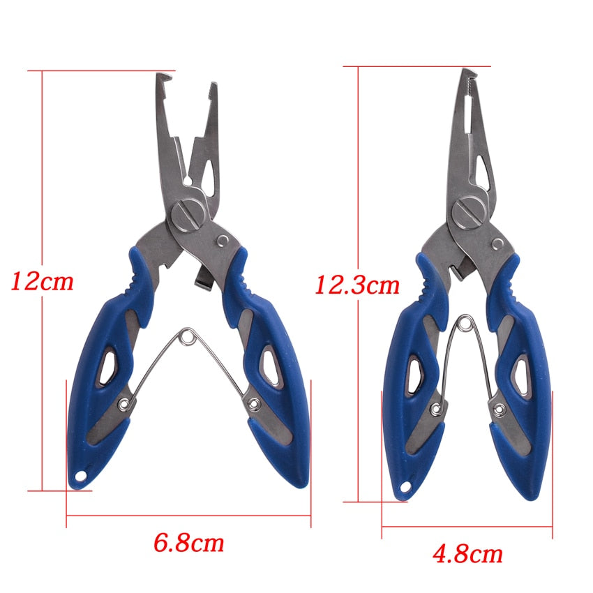 Multifunction Fishing Pliers with an Easily Attachable Clip