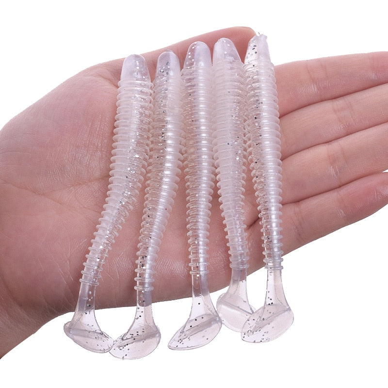 Proleurre Soft Worm Fishing Lure for Perch 5cm, 7cm, 9cm