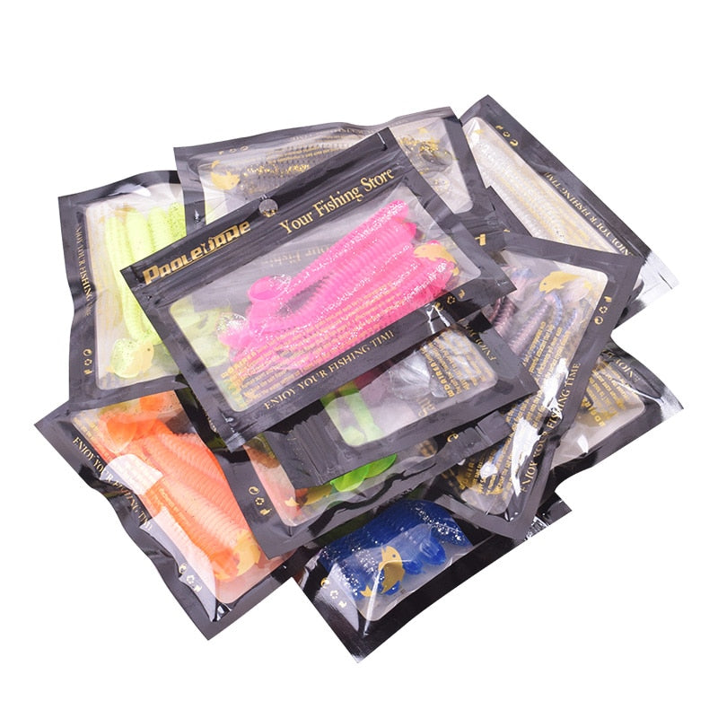 Proleurre Soft Worm Fishing Lure for Perch 5cm, 7cm, 9cm