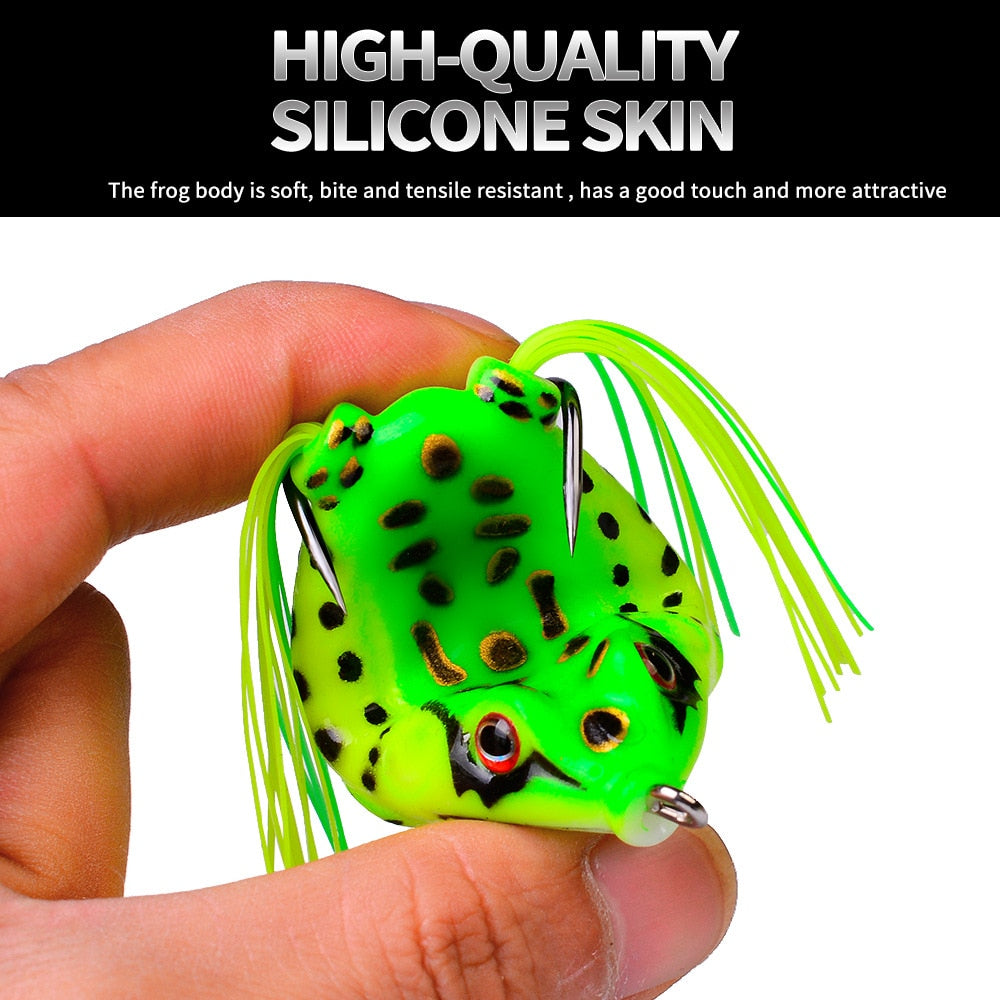 5g, 8.5g, 13g, 17.5g Top Water Frog Pike Lure