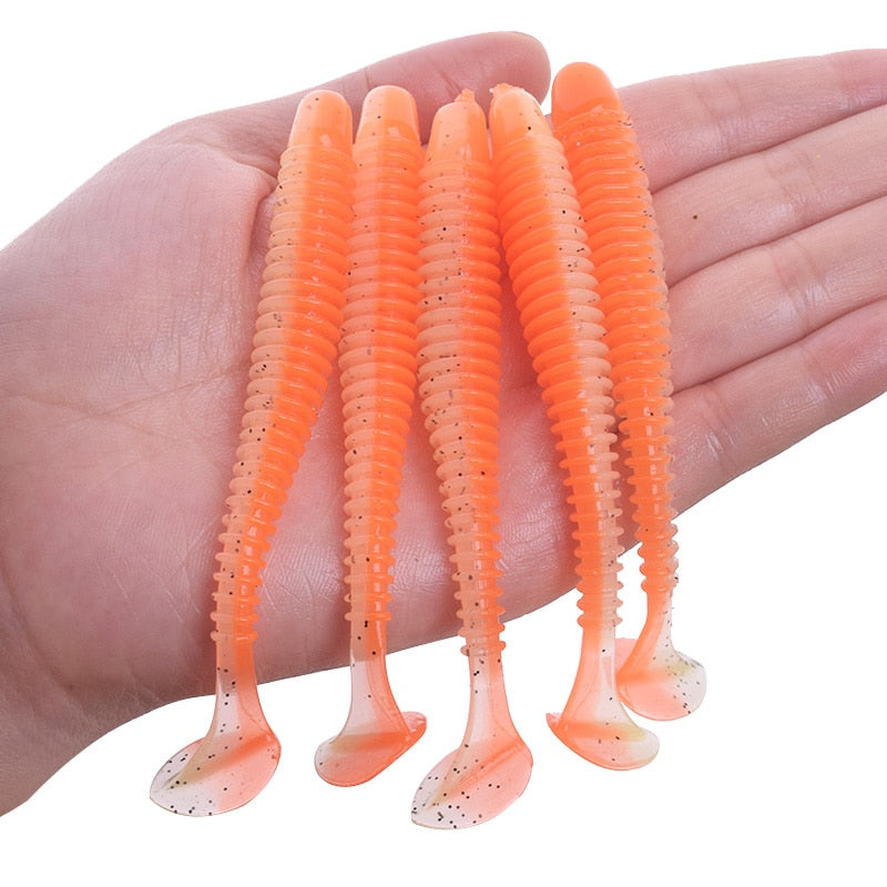 Proleurre Soft Worm Fishing Lure for Perch 5cm, 7cm, 9cm