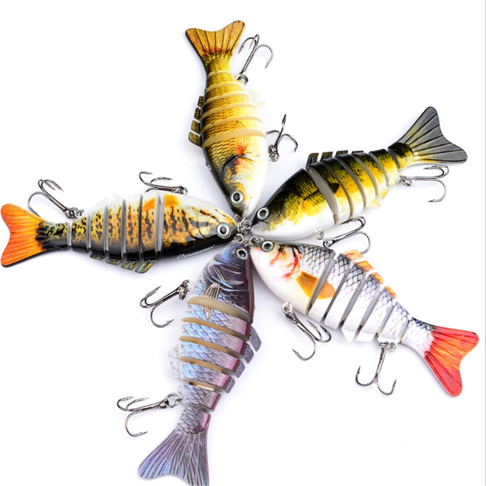 15.5g Jointed Fishing Lure for Pike, Perch, Zander