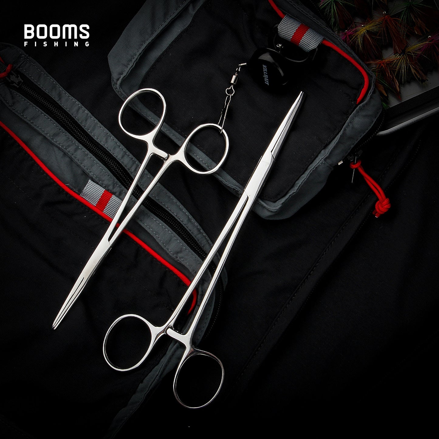 18cm Curved Tip Forceps for Hook Removal