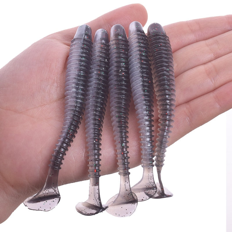 Proleurre Soft Worm Fishing Lure for Perch 5cm, 7cm, 9cm