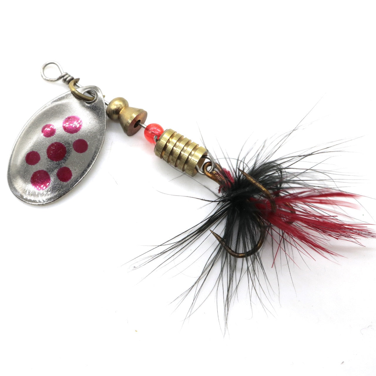 10pcs Selection Of Spinners For Pike, Perch, Trout