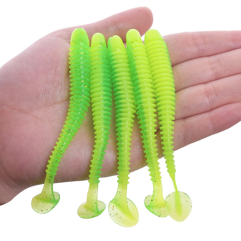 Proleurre Soft Worm Fishing Lure for Perch 5cm, 7cm, 9cm