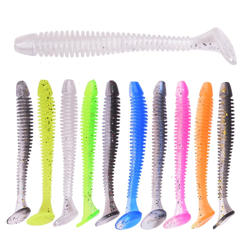 Proleurre Soft Worm Fishing Lure for Perch 5cm, 7cm, 9cm