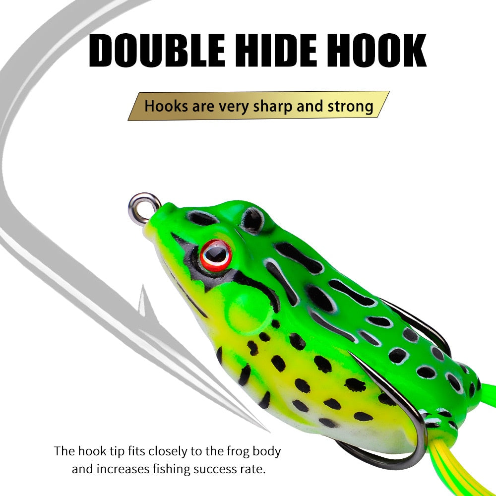 5g, 8.5g, 13g, 17.5g Top Water Frog Pike Lure