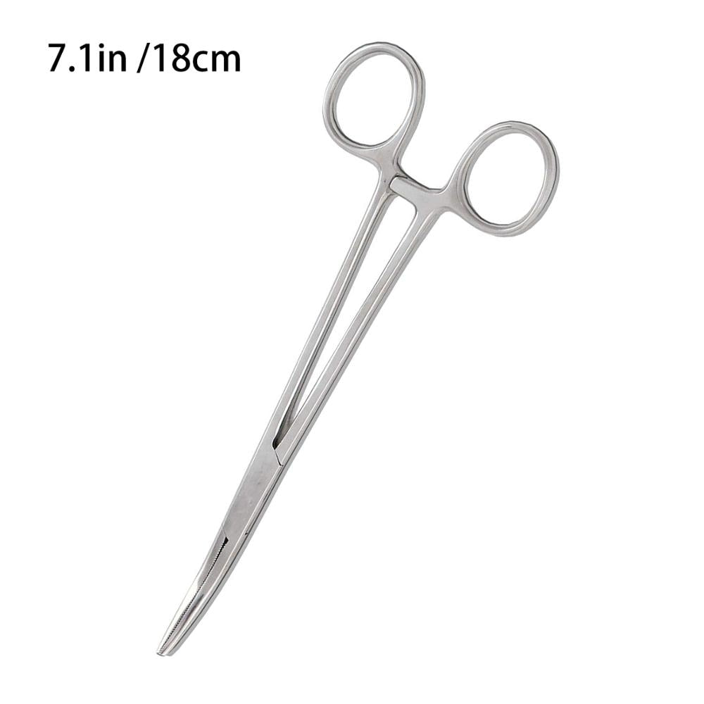 18cm Curved Tip Forceps for Hook Removal