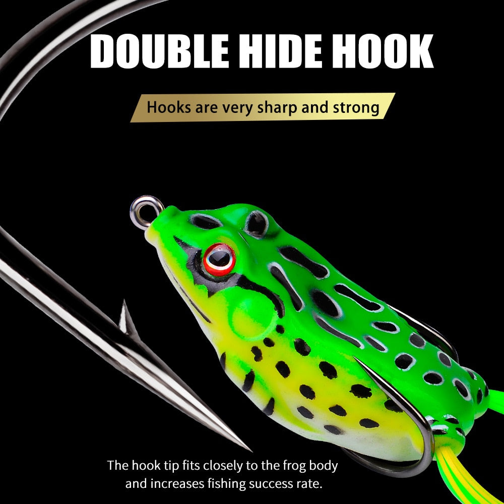5g, 8.5g, 13g, 17.5g Top Water Frog Pike Lure