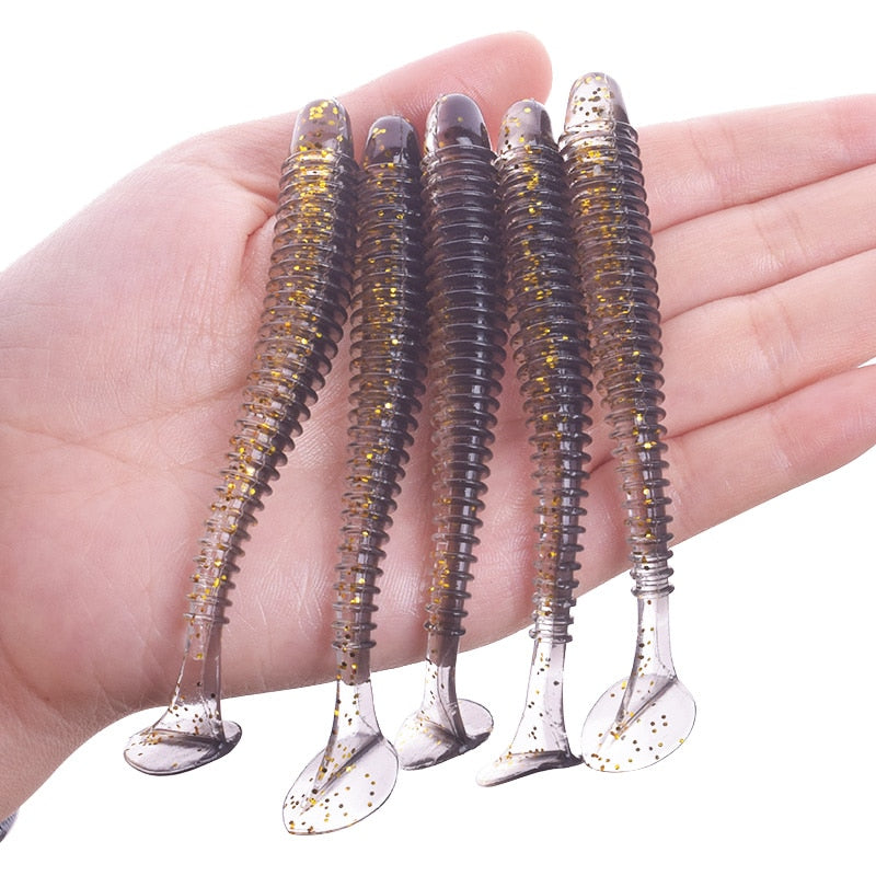Proleurre Soft Worm Fishing Lure for Perch 5cm, 7cm, 9cm