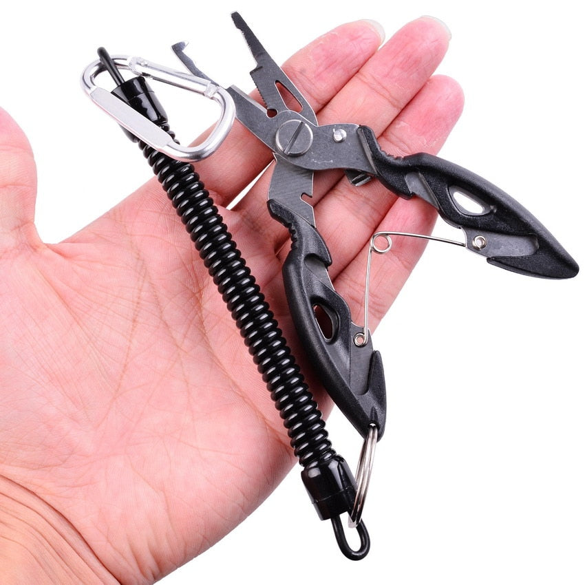 Multifunction Fishing Pliers with an Easily Attachable Clip