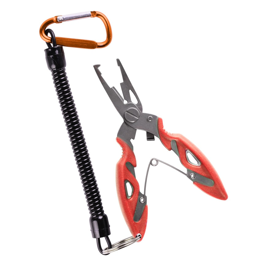 Multifunction Fishing Pliers with an Easily Attachable Clip