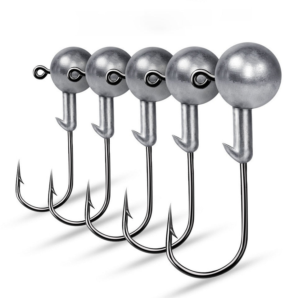 Jig Heads For Soft Plastics Available In; 1g, 2g, 3.5g, 5g, 7g, 10g, 12g, 20g
