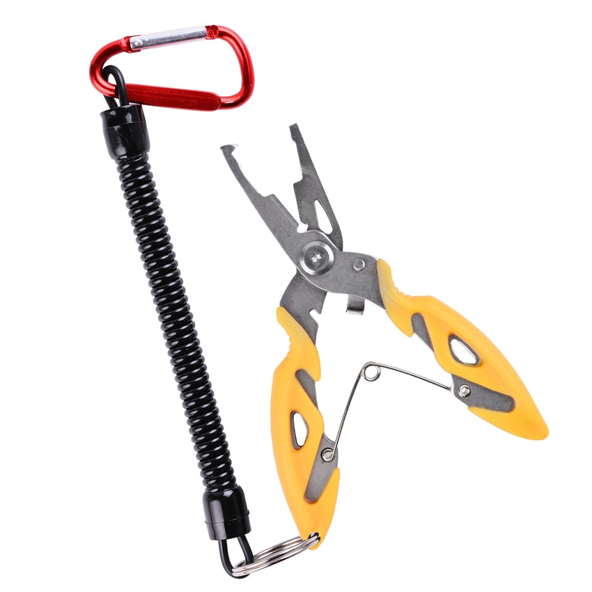 Multifunction Fishing Pliers with an Easily Attachable Clip