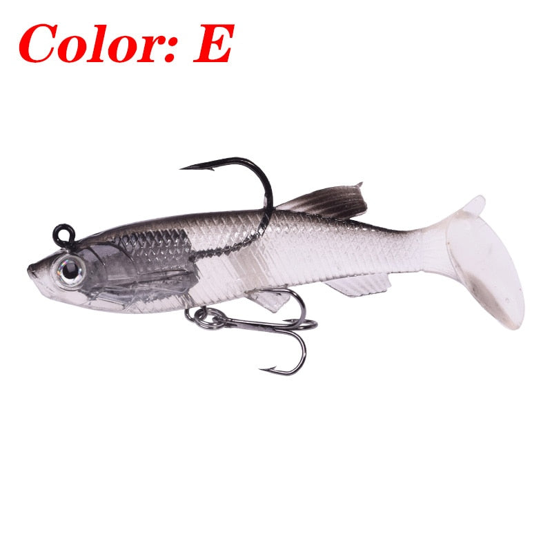 5pcs 12g Artificial Rubber Baits for Pike