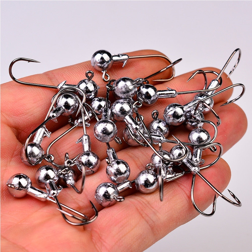 Jig Heads For Soft Plastics Available In; 1g, 2g, 3.5g, 5g, 7g, 10g, 12g, 20g