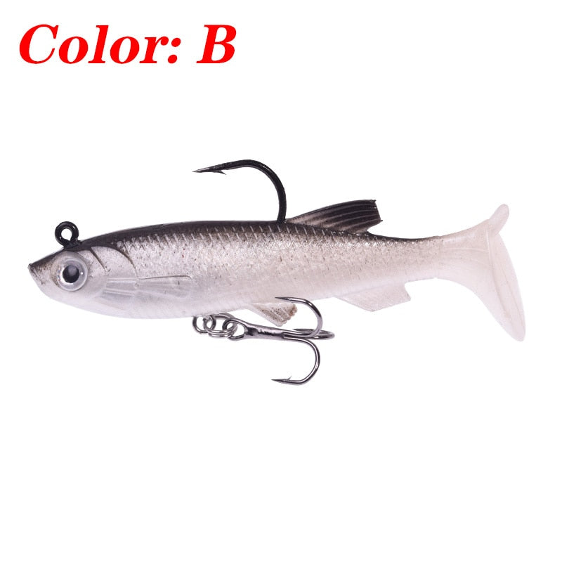 5pcs 12g Artificial Rubber Baits for Pike