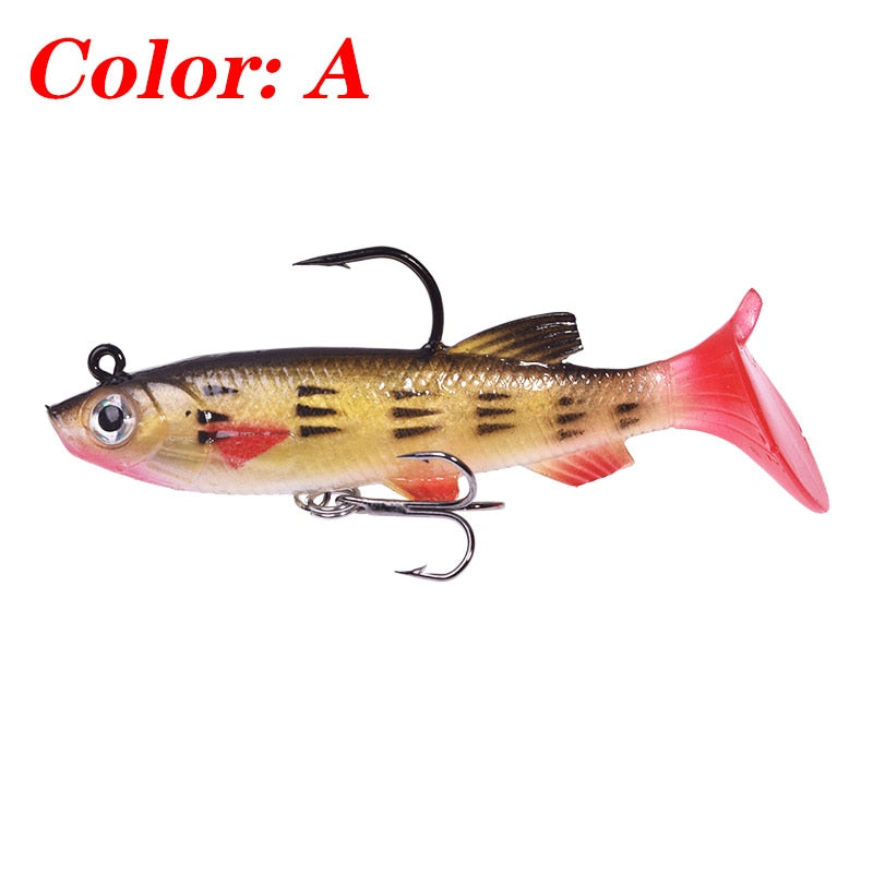 5pcs 12g Artificial Rubber Baits for Pike