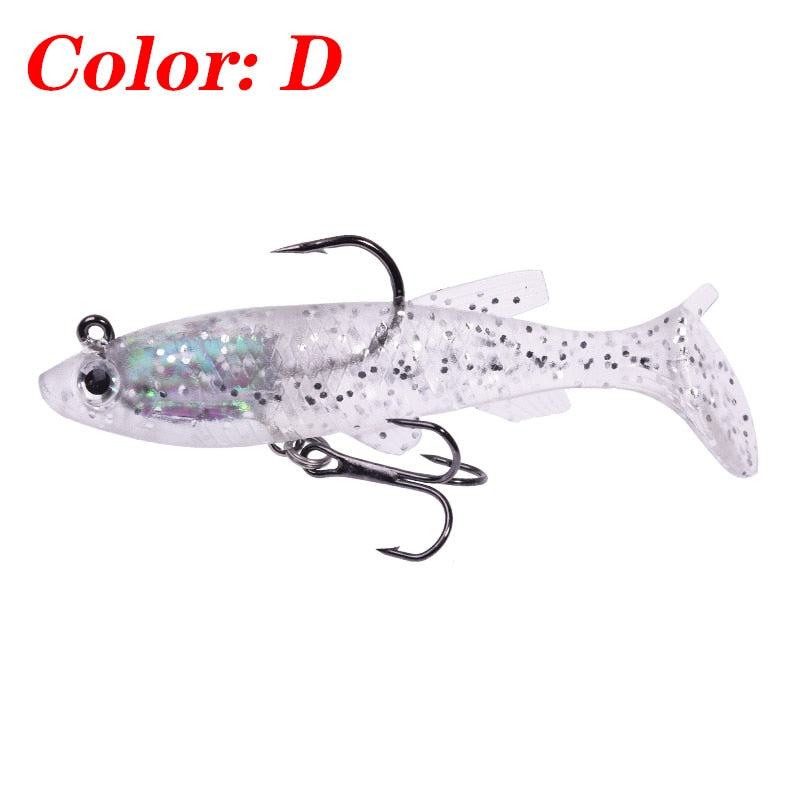 5pcs 12g Artificial Rubber Baits for Pike