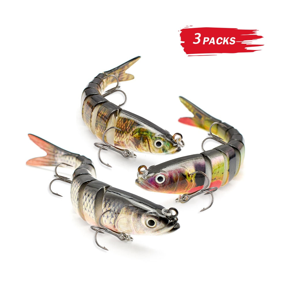 ODS 3pcs 14.2cm 27g Sinking Pike Lures