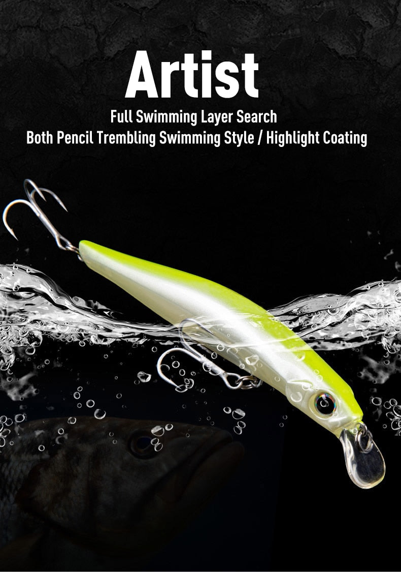 8.5g, 16g Leydun Artist FR Lure For Pike, Perch, Zander, Sea Bass