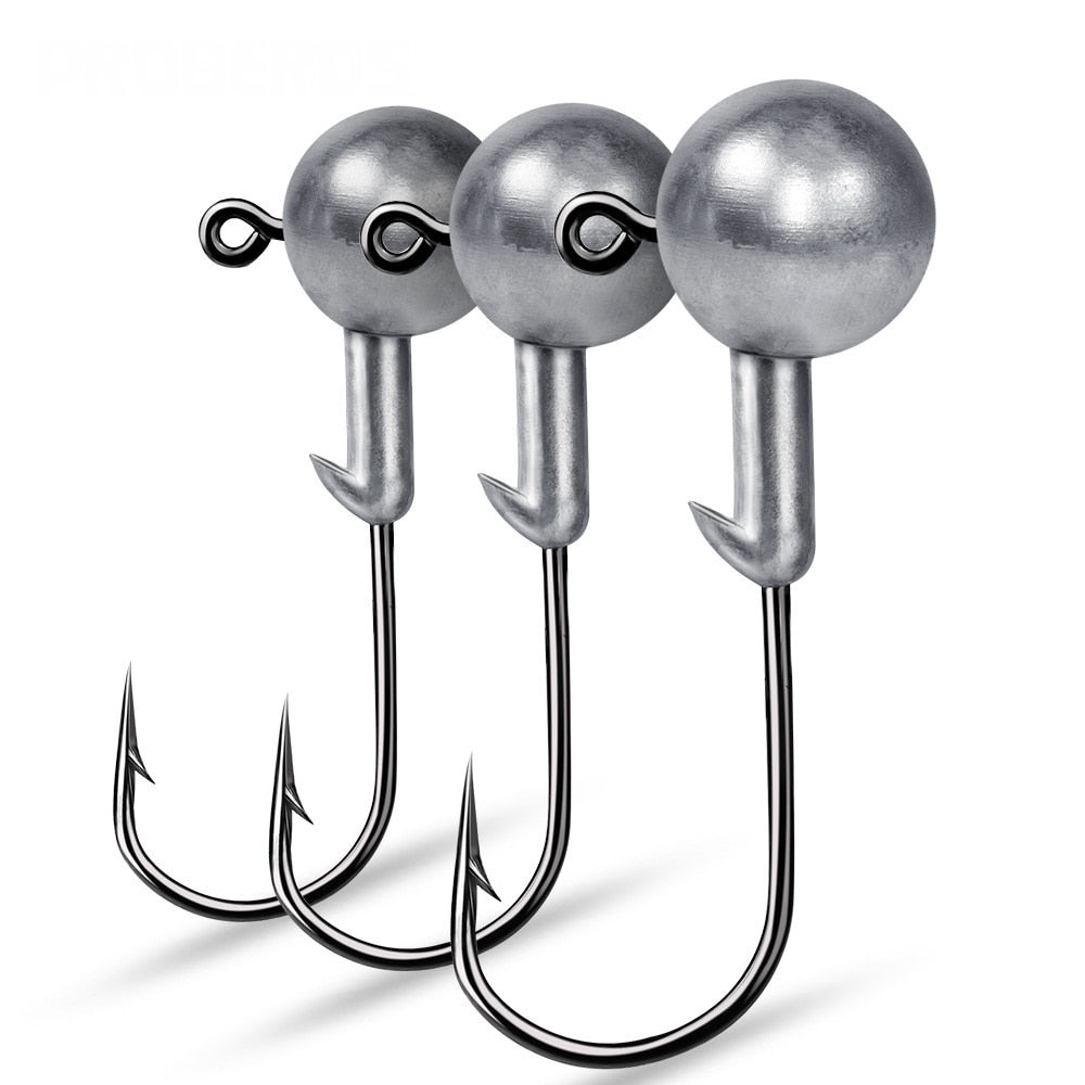 Jig Heads For Soft Plastics Available In; 1g, 2g, 3.5g, 5g, 7g, 10g, 12g, 20g